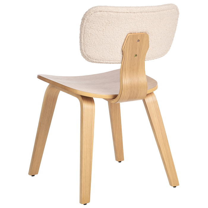 Set de 2 scaune dining LUCINDA Lemn Maro deschis [7]