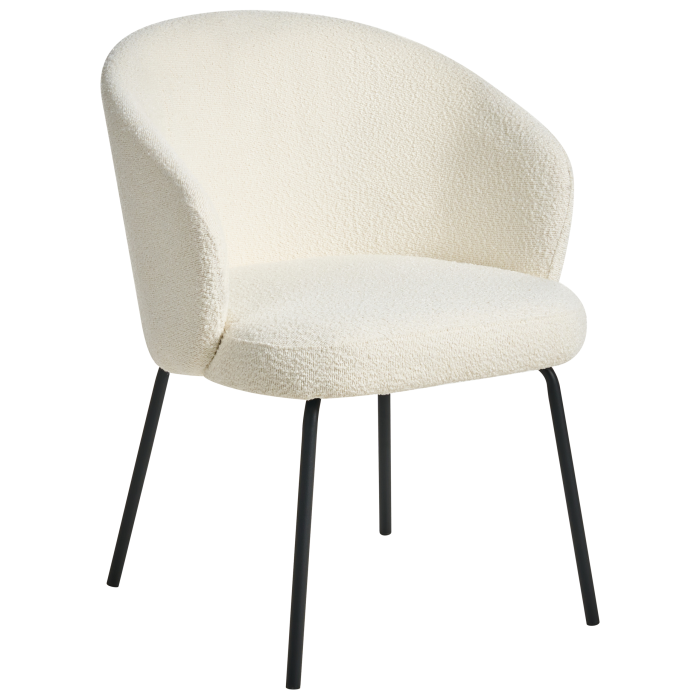 Set of 2 dining chairs LUDDEN Boucle Light beige [5]