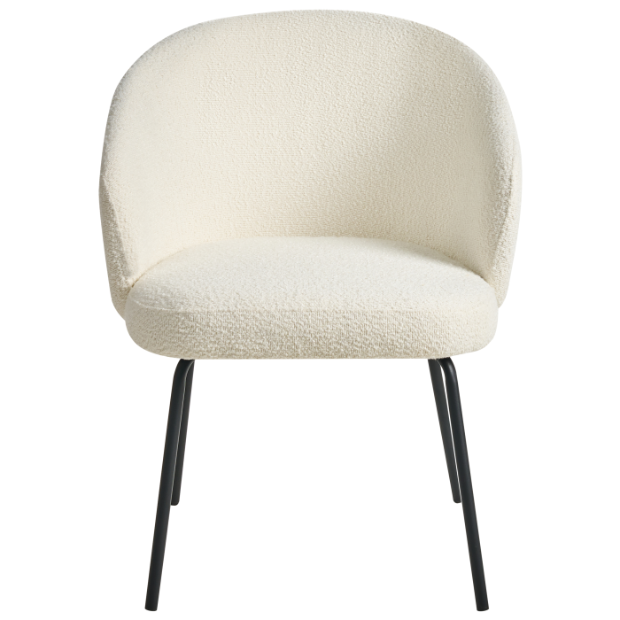 Set of 2 dining chairs LUDDEN Boucle Light beige [6]