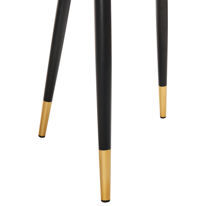 Set of 2 dining chairs MAGALIA Black Velvet [9]