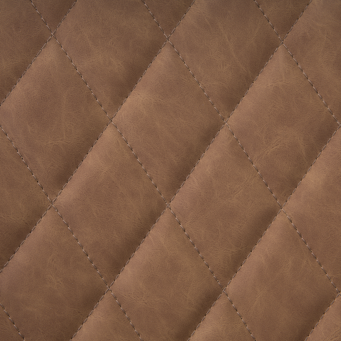 Set of 2 dining chairs MARIBEL Eco-leather Golden brown [10]