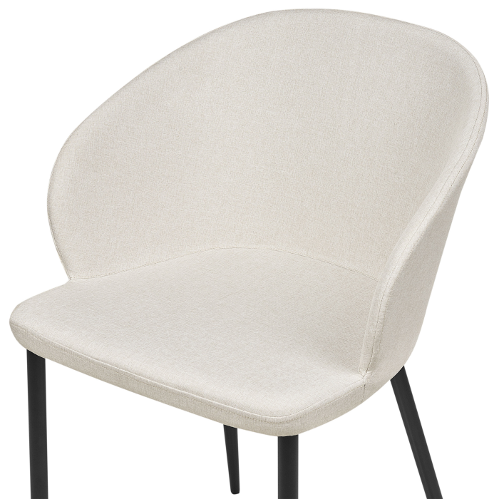 Set de 2 scaune dining MASON Bej deschis [7]