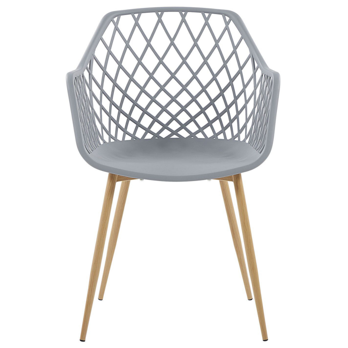 Set de 2 scaune dining NASHUA Gri deschis [5]