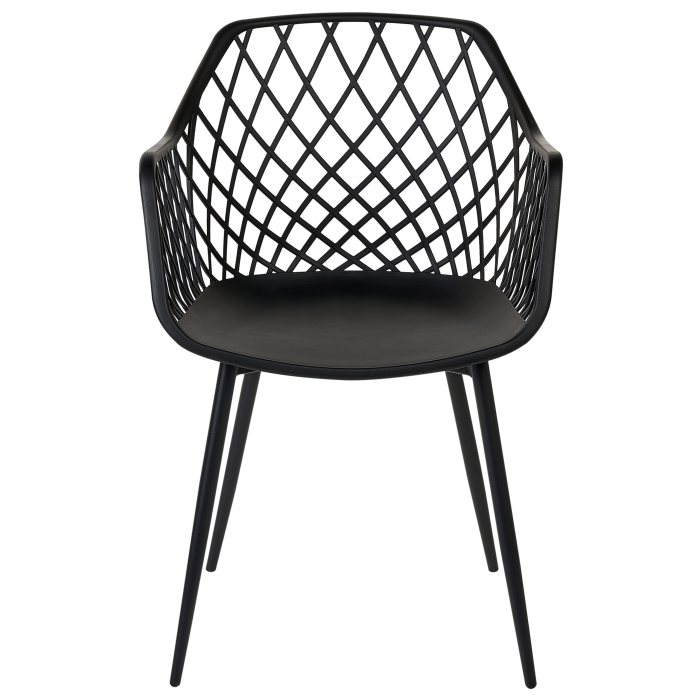 Set of 2 NASHUA II dining chairs Black [5]