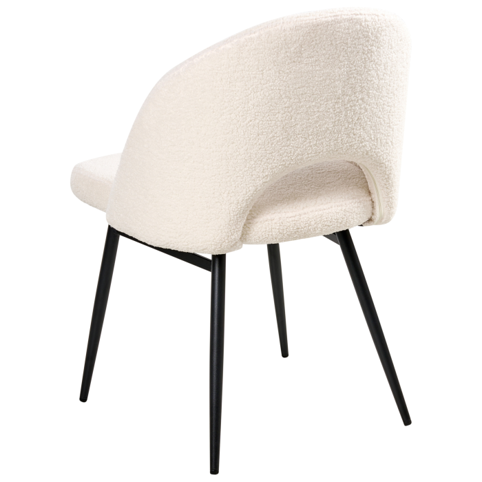 Set de 2 scaune dining ONAGA  Boucle Alb [7]