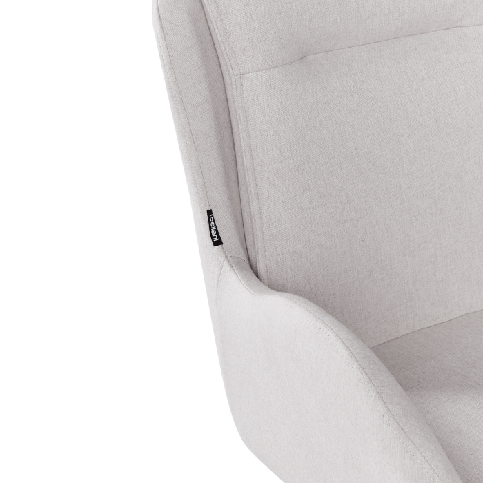 Set de 2 scaune dining Pivotant AVELAR Bej deschis [8]