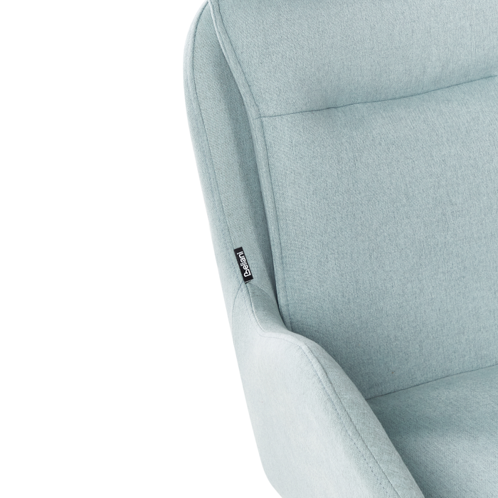 Set de 2 scaune dining Pivotant AVELAR Verde mentă [8]