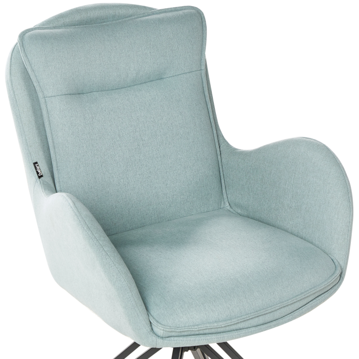 Set de 2 scaune dining Pivotant AVELAR Verde mentă [7]