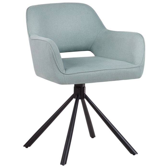 Set of 2 dining chairs Swivel LOURES Mint Green [4]
