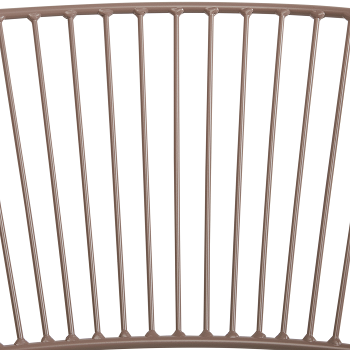 Set de 2 scaune dining RIGBY Metal Bej [9]