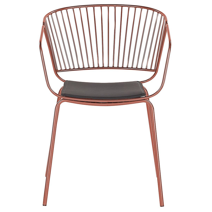 Set de 2 scaune dining RIGBY Metal Cupru [6]