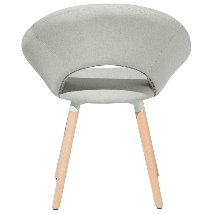 Set de 2 scaune dining ROSLYN Gri deschis [8]