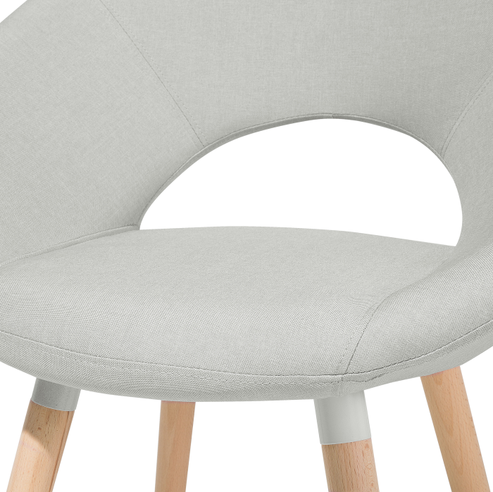 Set de 2 scaune dining ROSLYN Gri deschis [11]