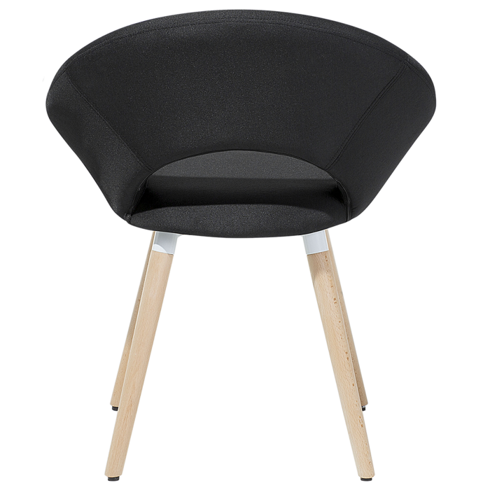 Set of 2 dining chairs ROSLYN Black [8]