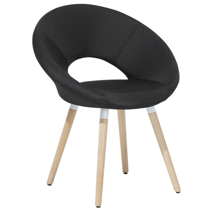 Set of 2 dining chairs ROSLYN Black [5]