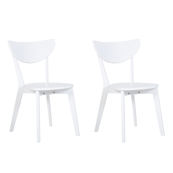 Set de 2 scaune dining ROXBY Alb [2]