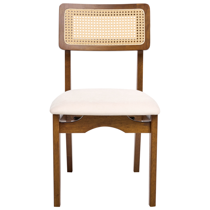 Set of 2 dining chairs RUBONIA Wood Dark Brown [5]