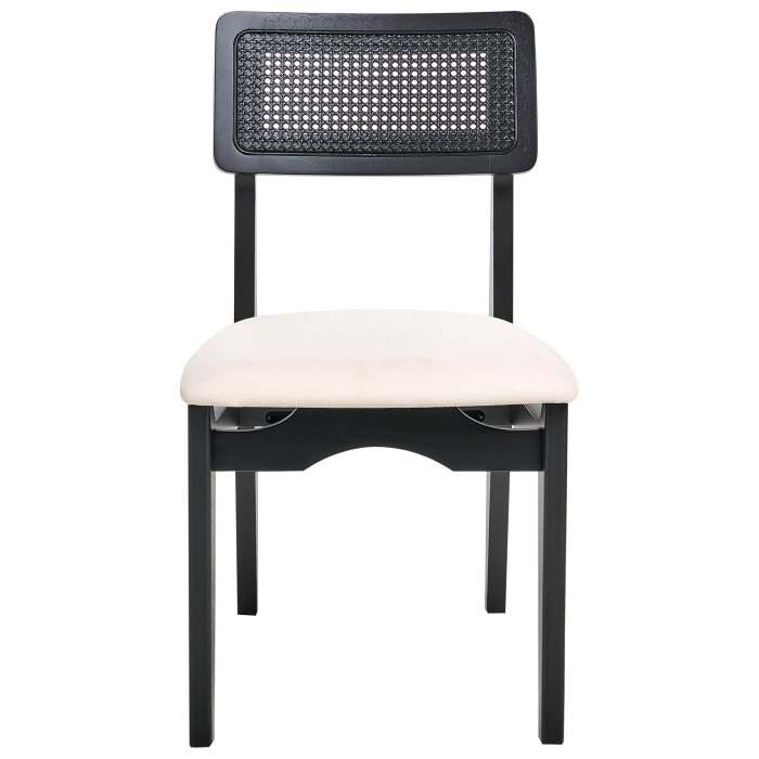 Set of 2 RUBONIA Dining Chairs Wood Black [5]