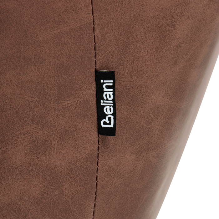 Set de 2 scaune dining SANSARC Piele ecologică Maro [9]