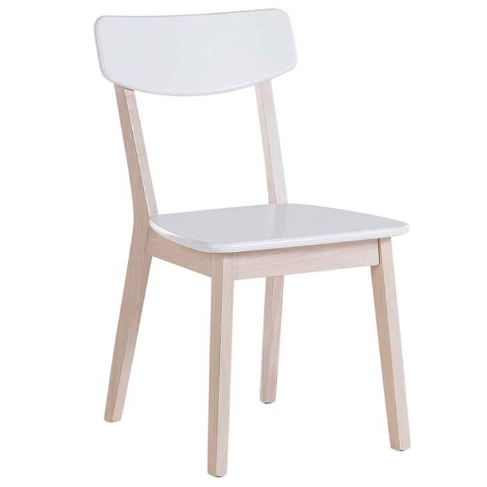 Set of 2 dining chairs SANTOS White [4]