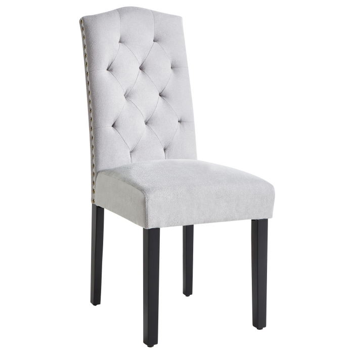 Set of 2 dining chairs SHIRLEY Grey [4]