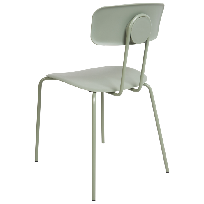 Set of 2 dining chairs SIBLEY Light green [6]