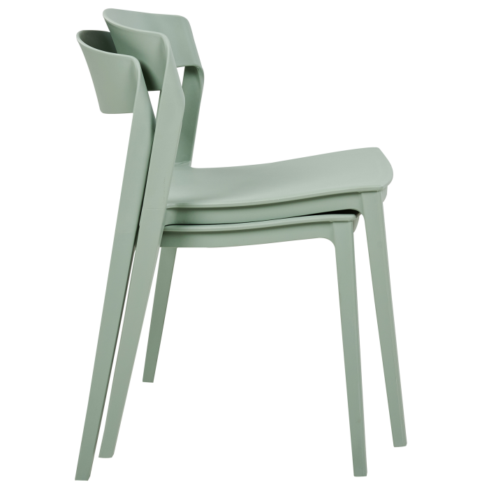 Set of 2 SOMERS Dining Stools Mint Green [7]