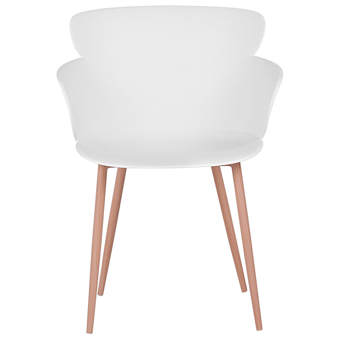 Set of 2 Dining Chairs SUMKLEY White [5]