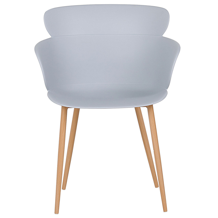 Set of 2 dining chairs SUMKLEY Light Grey [5]