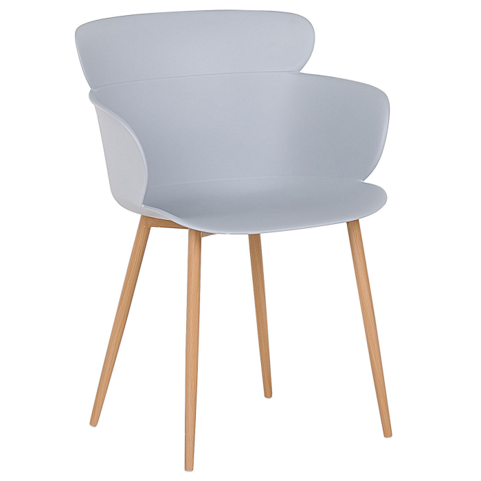 Set of 2 dining chairs SUMKLEY Light Grey [4]