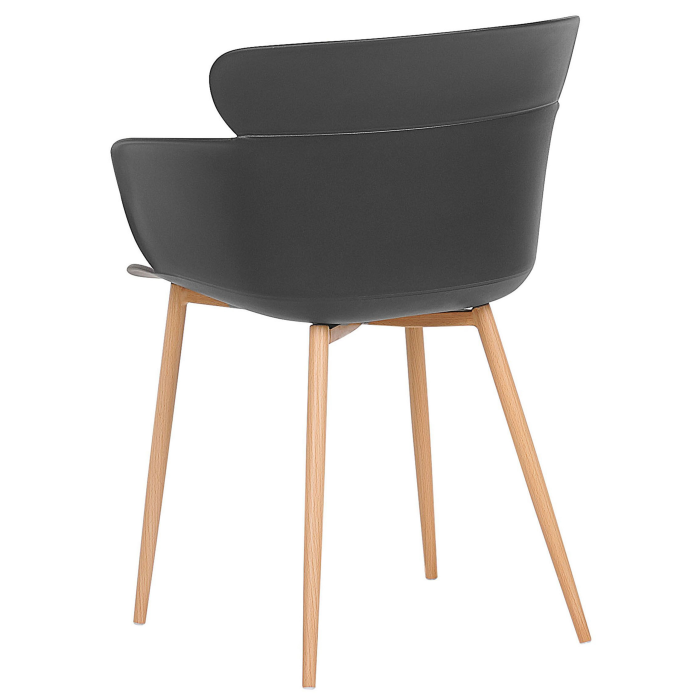 Set of 2 dining chairs SUMKLEY Black [6]