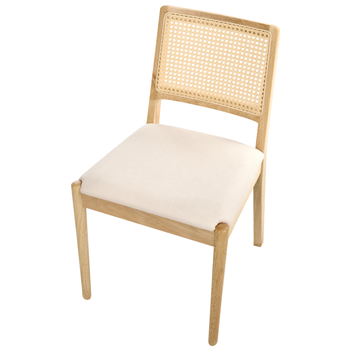 Set de 2 scaune dining TAMARAC Lemn Maro deschis [7]