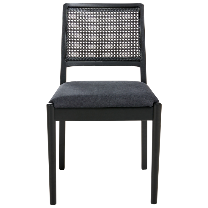 Set of 2 dining chairs TAMARAC Wood Black [5]