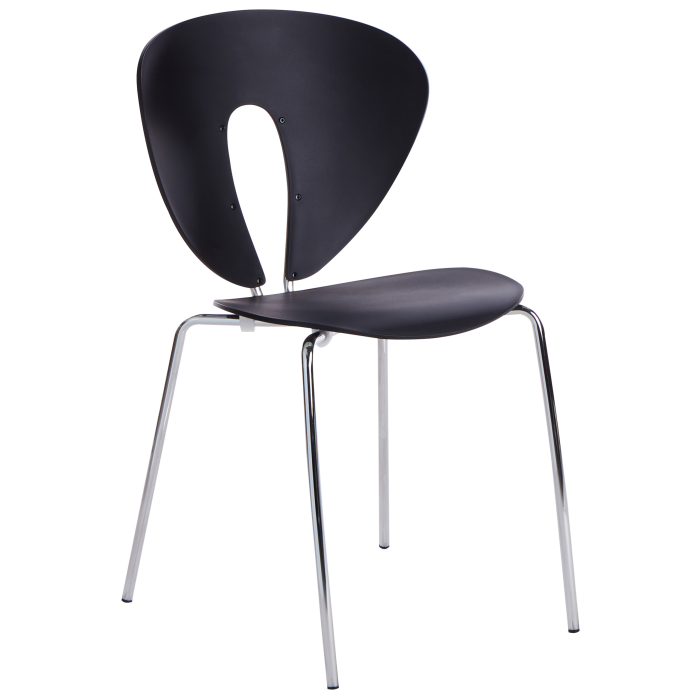 Set of 2 dining chairs TRACY Black [5]