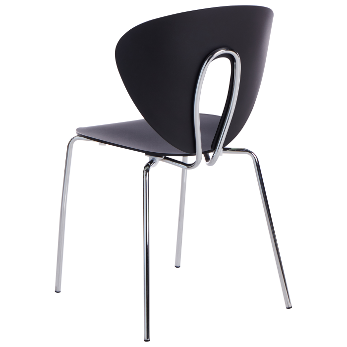 Set of 2 dining chairs TRACY Black [6]