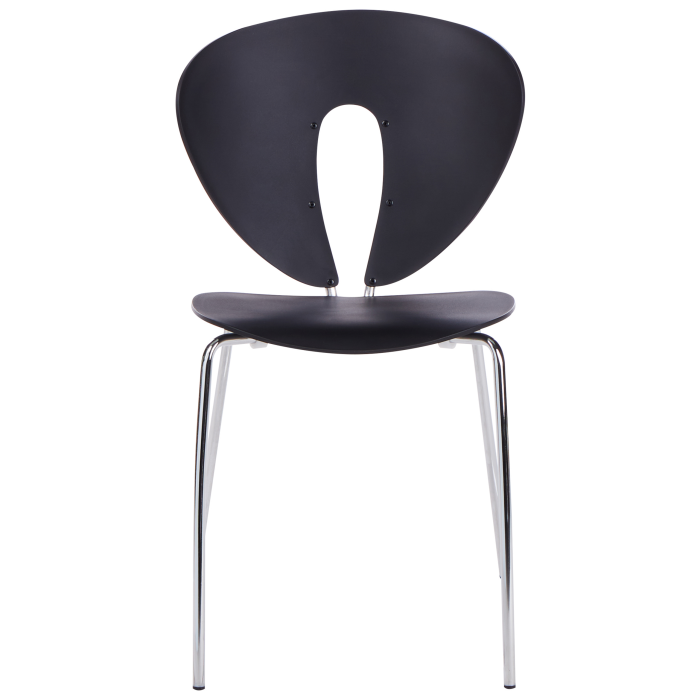 Set of 2 dining chairs TRACY Black [4]