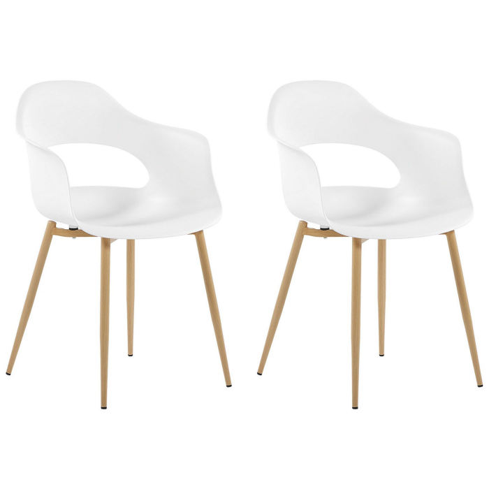 Set de 2 scaune dining UTICA Alb [2]