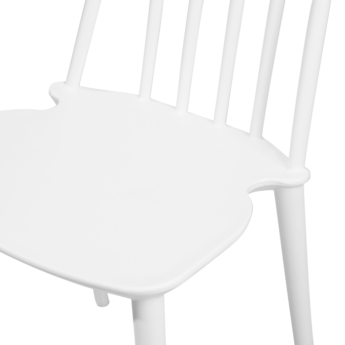Set of 2 VENTNOR dining chairs White [9]