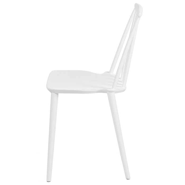 Set of 2 VENTNOR dining chairs White [6]