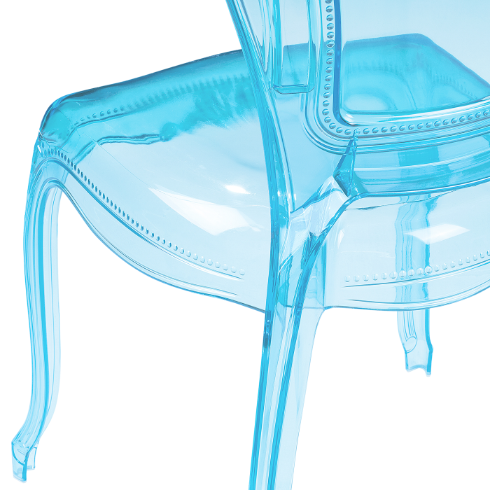 Set de 2 scaune dining VERMONT Albastru deschis [10]