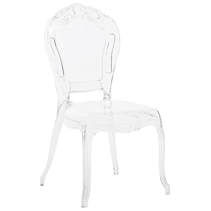 Set de 2 scaune dining VERMONT Transparent [4]