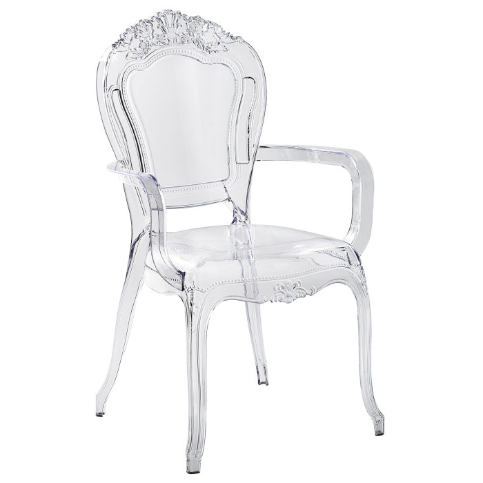 Set of 2 dining chairs VERMONT Transparent [5]