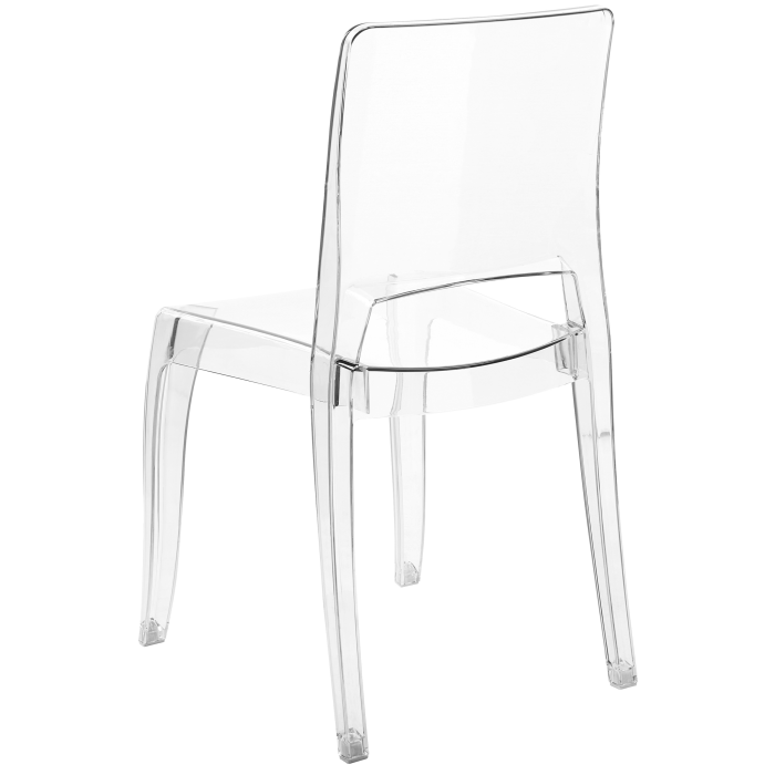 Set de 2 scaune dining WESTBRIDGE Transparent [6]