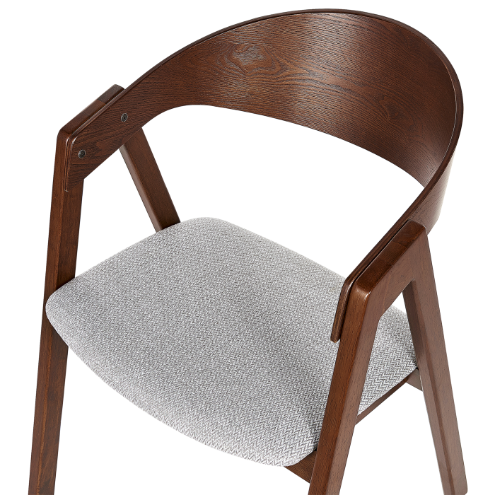 Set de 2 scaune dining YUBA Lemn Gri deschis [7]