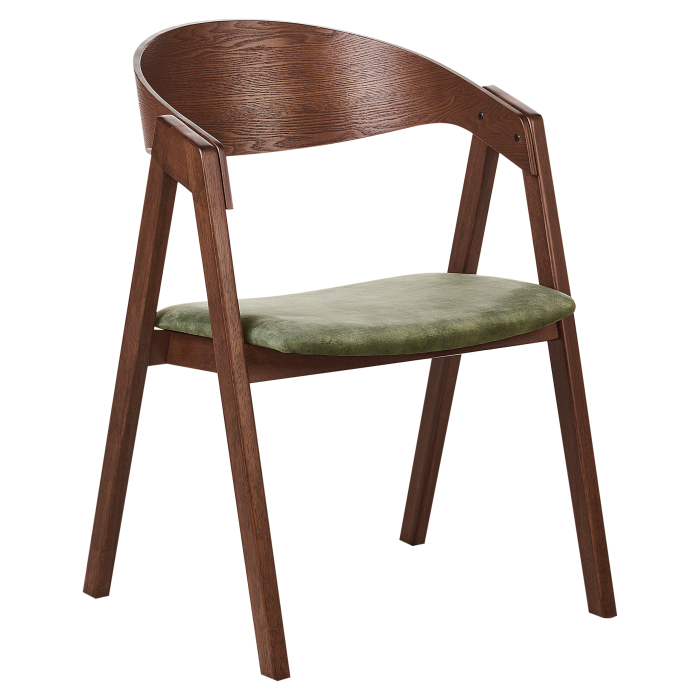 Set de 2 scaune dining YUBA Lemn Verde închis [4]