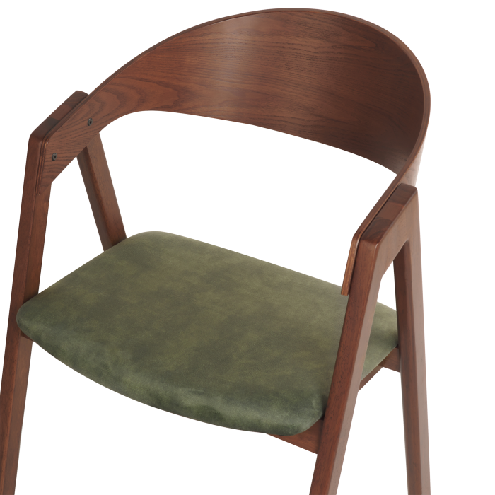 Set de 2 scaune dining YUBA Lemn Verde închis [7]