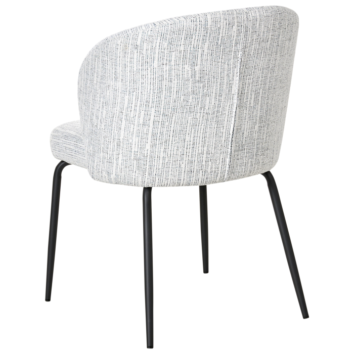 Set de 2 scaune dining ZANA  Alb/Albastru [7]