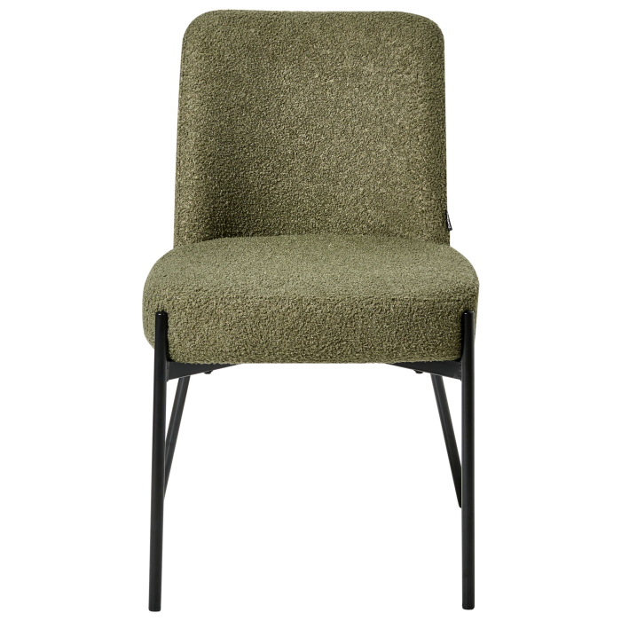 Set de 2 scaune MALIN Boucle Verde închis [6]