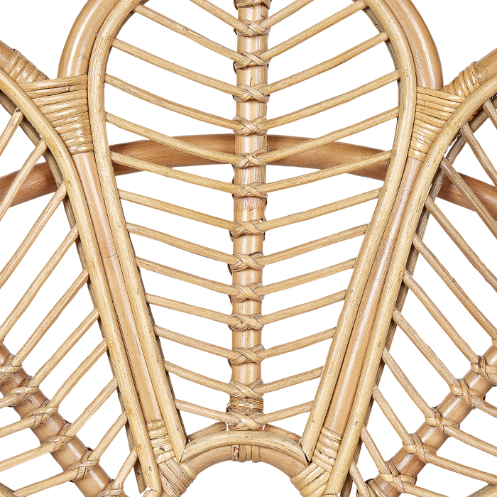 FLORENTINE II Peacock Chair Set of 2 Natural Rattan [9]