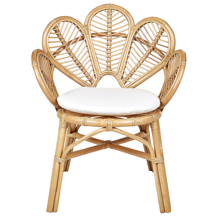 FLORENTINE II Peacock Chair Set of 2 Natural Rattan [5]